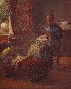 Jean Francois Millet Sleeping children oil painting reproduction
